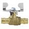Apollo 1/2 in. Brass PEX-A Barb Ball Valve with Tee Handle EPXV12T - alternate 3